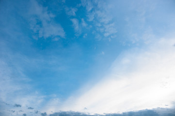 Image showing Blue sky with clouds