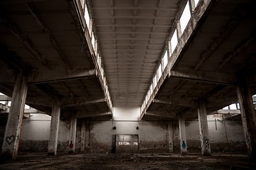 Image showing Industrial building interior