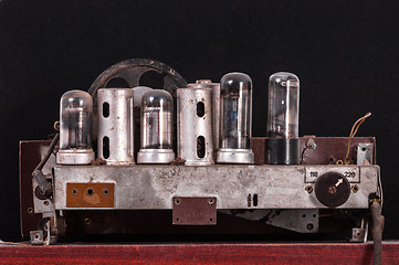 Image showing Part of an old communication device