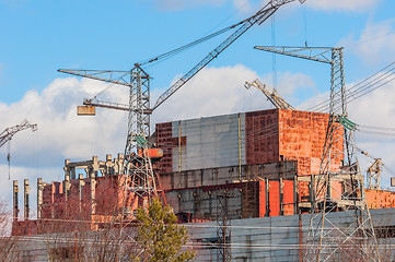 Image showing Big construction site