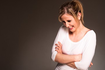 Image showing Portrait of a beautiful young woman