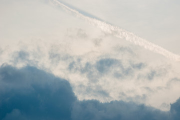 Image showing Blue sky with clouds