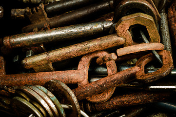 Image showing Rusty old keys