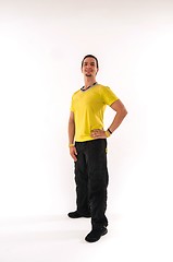 Image showing Young fitness instructor