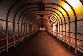 Image showing Hallway with brigh light