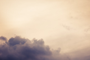 Image showing Blue sky with clouds