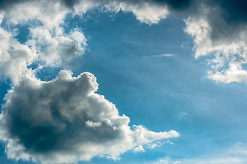 Image showing Some clouds on the sky