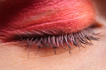 Image showing Eye of a woman closeup