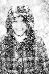 Image showing Girl in the snow