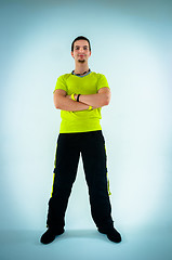 Image showing Young fitness instructor