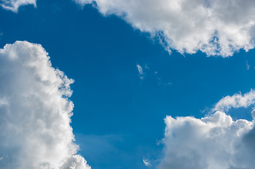 Image showing A group of clouds