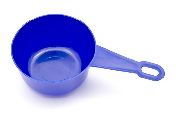 Image showing Blue measuring spoon