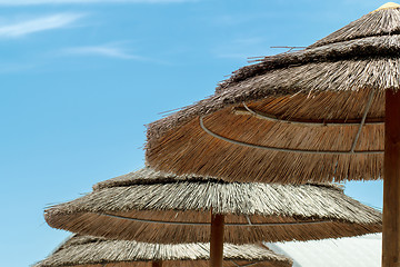 Image showing reed sunshades