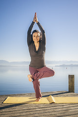 Image showing yoga woman