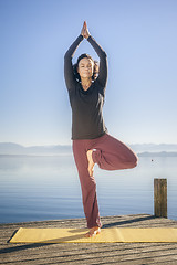 Image showing yoga woman