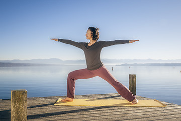 Image showing yoga woman