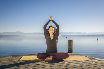 Image showing yoga woman