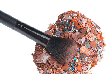 Image showing crushed eyeshadows