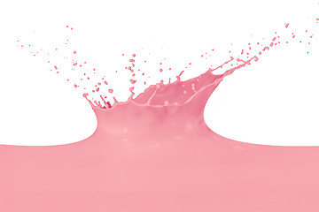 Image showing splashing milk