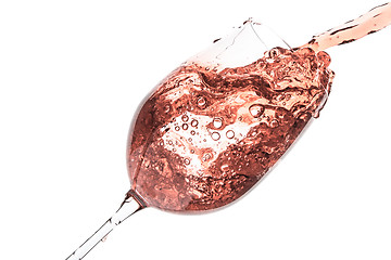 Image showing rose wine