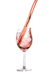 Image showing rose wine