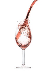 Image showing rose wine