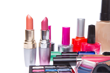 Image showing set of cosmetic products