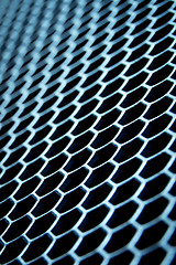 Image showing abstract metallic grid