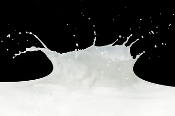 Image showing milk splash