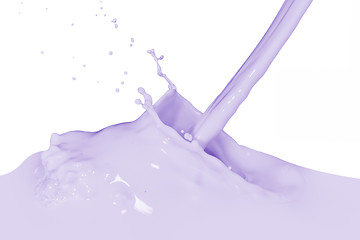 Image showing splashing milk