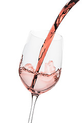 Image showing rose wine