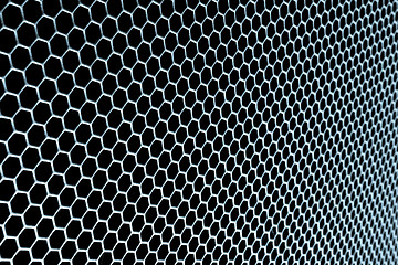 Image showing abstract metallic grid