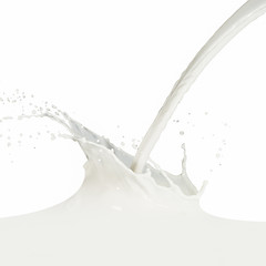 Image showing milk splash