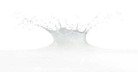 Image showing milk splash