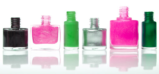 Image showing nail polish set