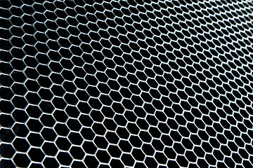 Image showing abstract metallic grid