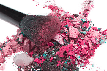 Image showing crushed eyeshadows