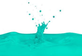 Image showing splashing paint