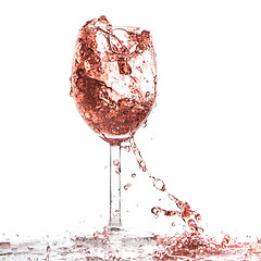 Image showing rose wine