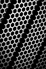 Image showing abstract metallic grid