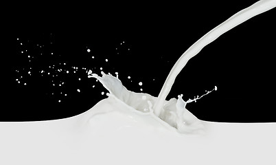 Image showing milk splash