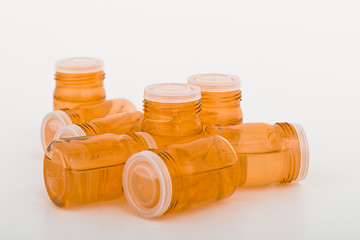 Image showing cosmetic glass containers