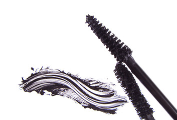 Image showing black mascara stroke