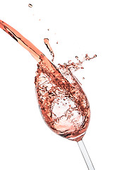 Image showing rose wine