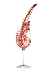 Image showing rose wine