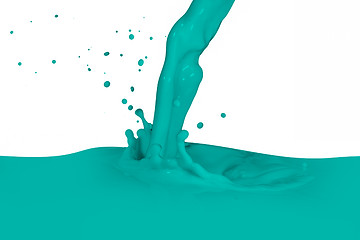 Image showing splashing paint