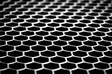 Image showing abstract metallic grid