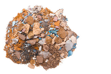 Image showing crushed eyeshadows