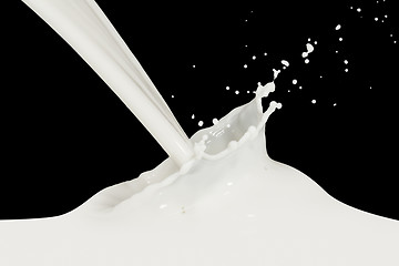 Image showing milk splash