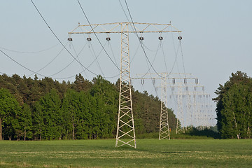 Image showing electircal powerlines